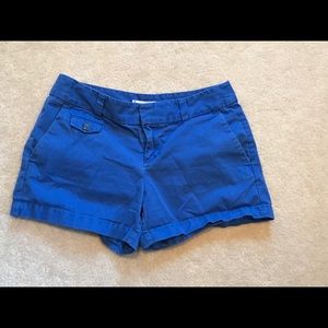 LOFT blue 4” shorts - size 0